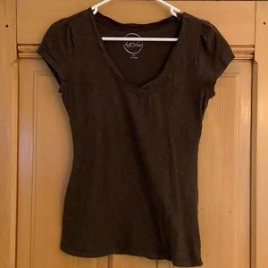 INC short sleeve brown top size PS